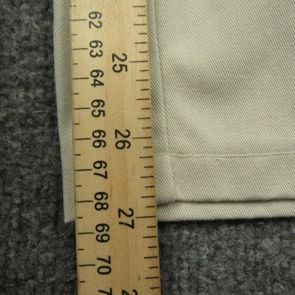 Polo Ralph Lauren Pant Men 36x27 Philip Flat Front Beige Chino Straight Academia